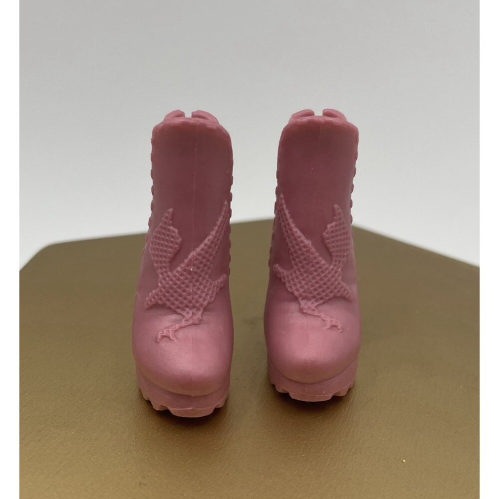 Disney Descendants 3 Audrey Good & Evil Shoes Boots Light Pink Doll Shoes - Picture 4 of 8